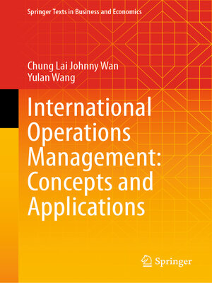 cover image of International Operations Management